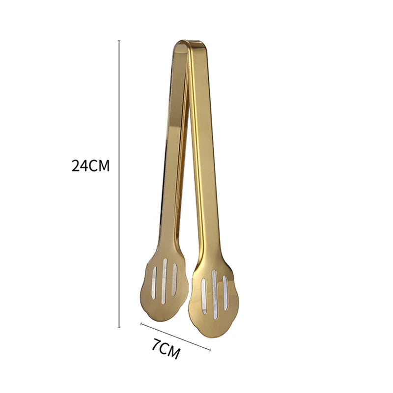 Gold BBQ Food Tong