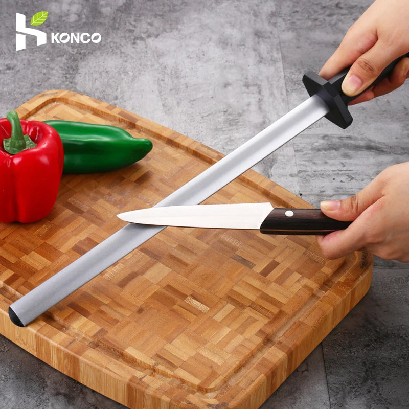 Diamond Carbon Steel Knife Sharpening Rod