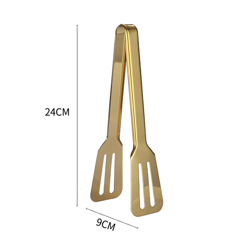 Gold BBQ Food Tong