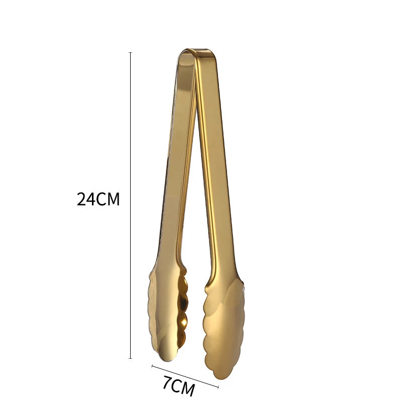 Gold BBQ Food Tong