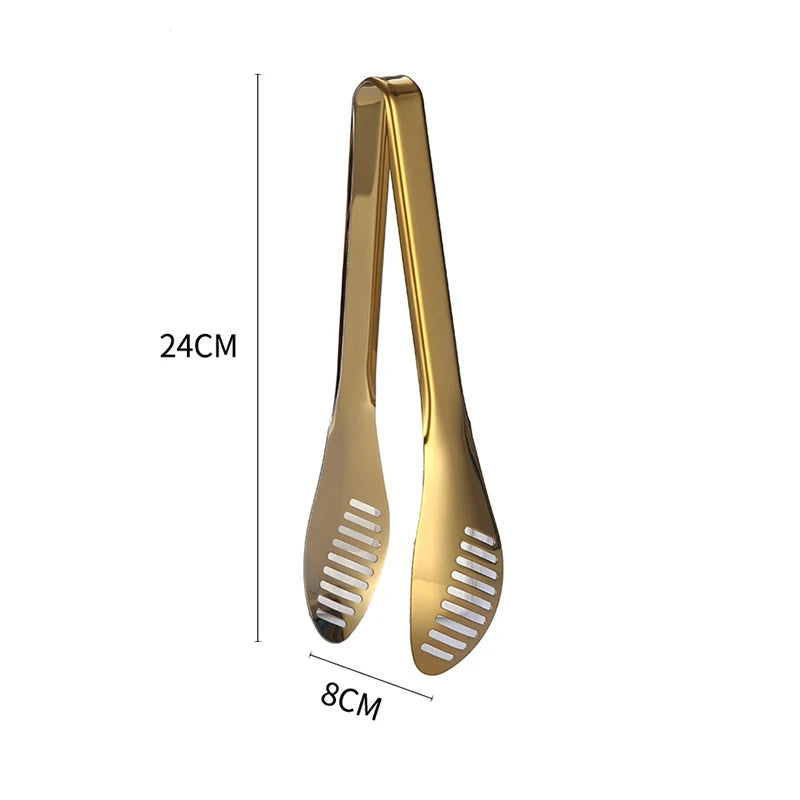 Gold BBQ Food Tong