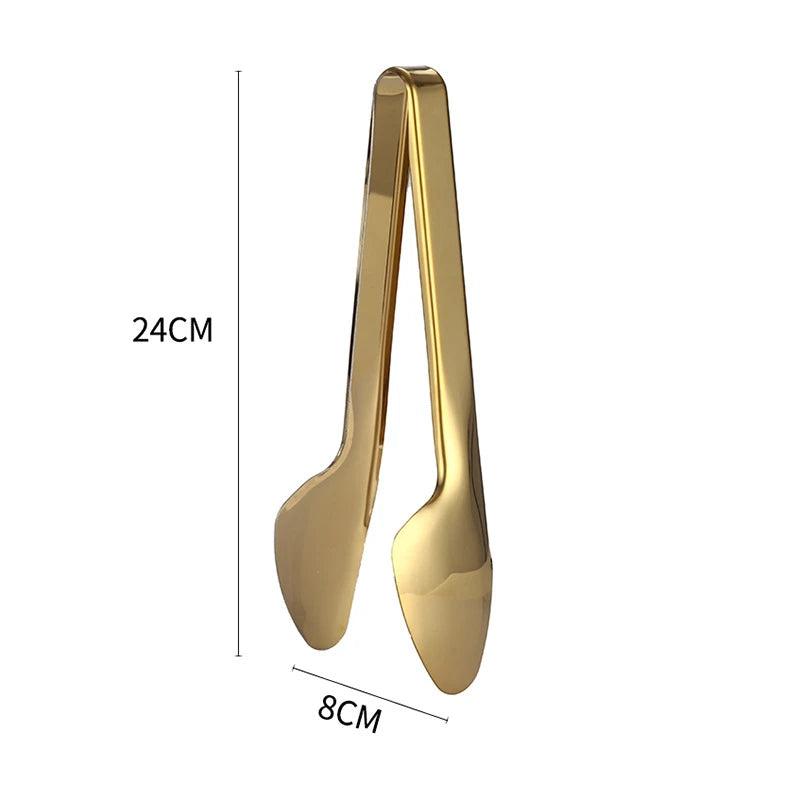 Gold BBQ Food Tong
