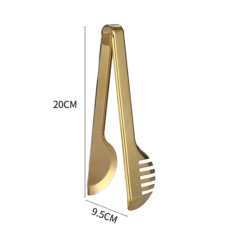 Gold BBQ Food Tong