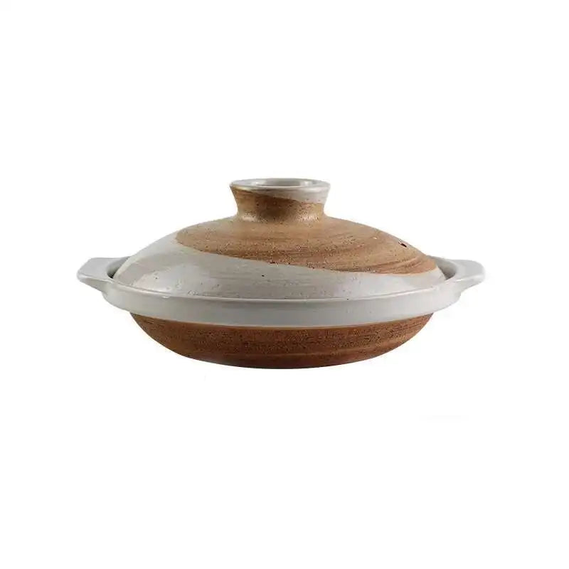 Japanese Clay Casserole Stew Pot