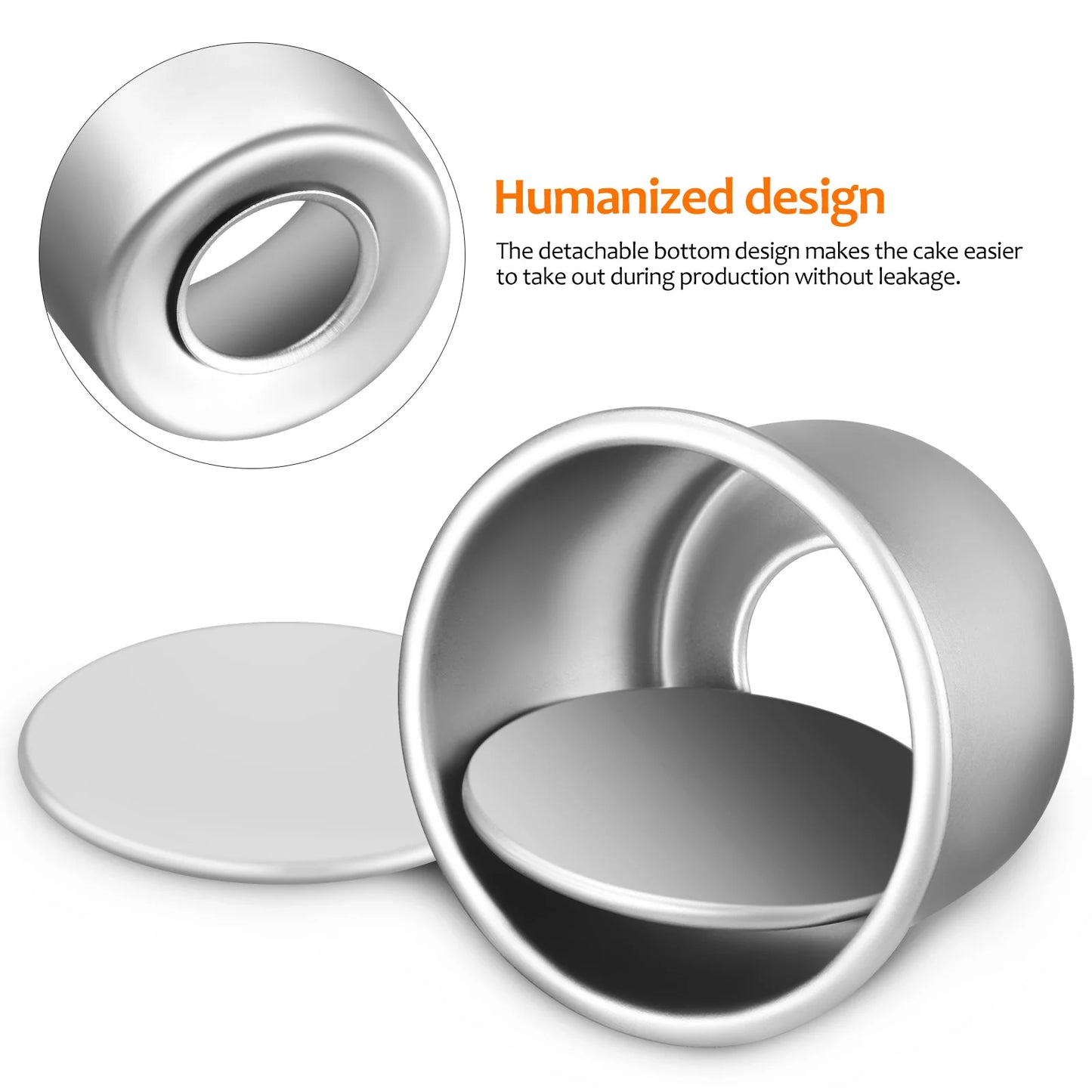 Mini Mold Tins with Detachable Bottom