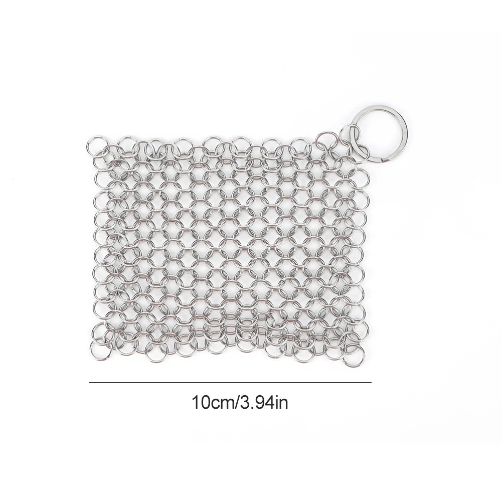 Cast Iron Cleaner Stainless Steel Pot Cleaning Scrubber