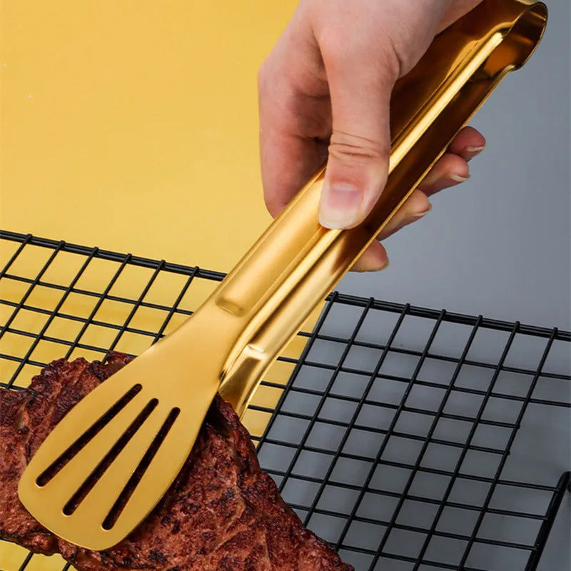 Gold BBQ Food Tong