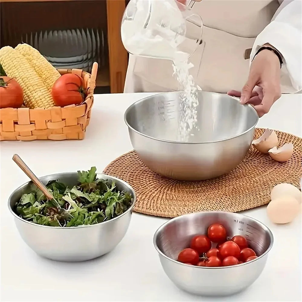 Mixing Bowl Set with measurements