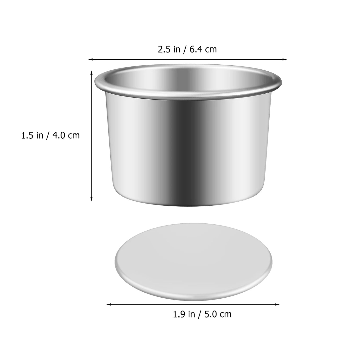 Mini Mold Tins with Detachable Bottom