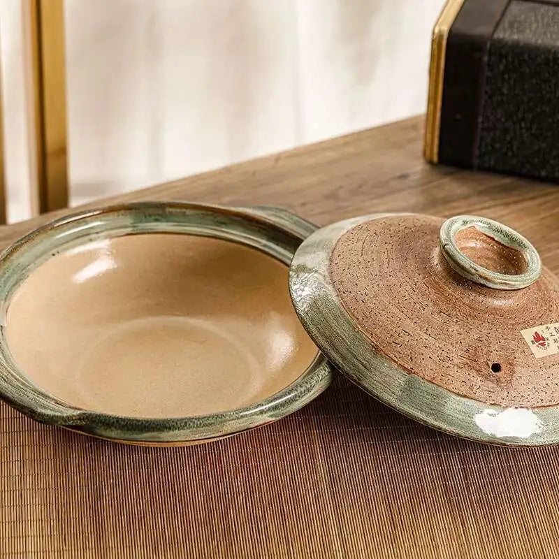 Japanese Clay Casserole Stew Pot