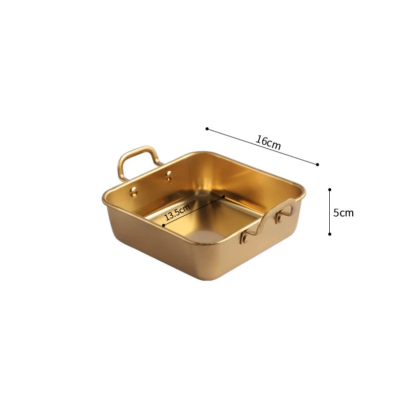 Square Food Storage/Serving Trays with Handle