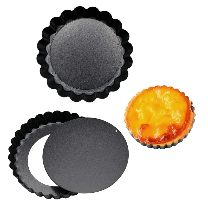 Non-Stick Tart & Quiche Pans with Removable Bottom