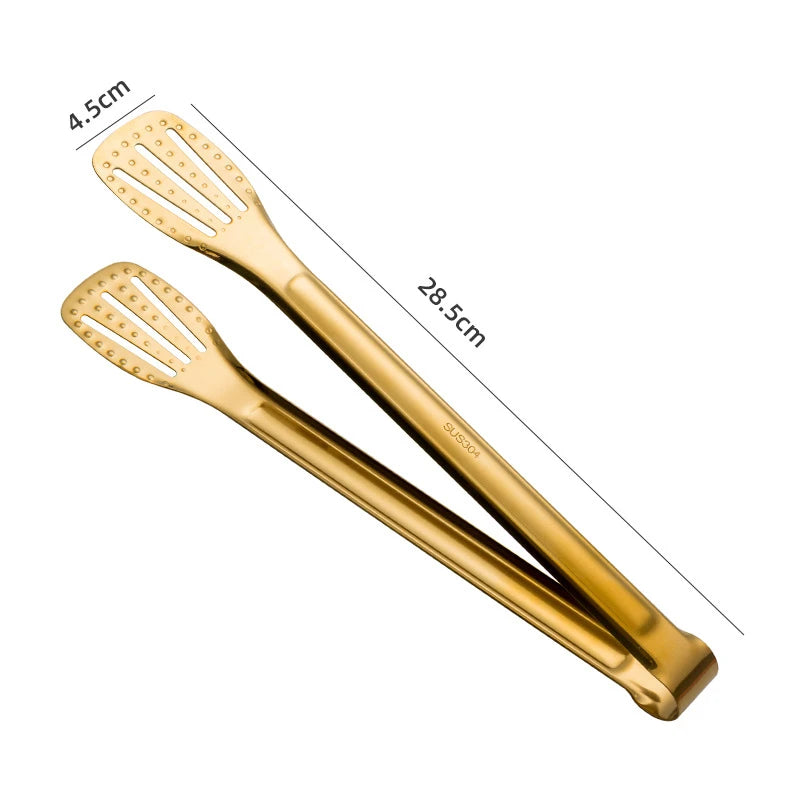 Gold BBQ Food Tong
