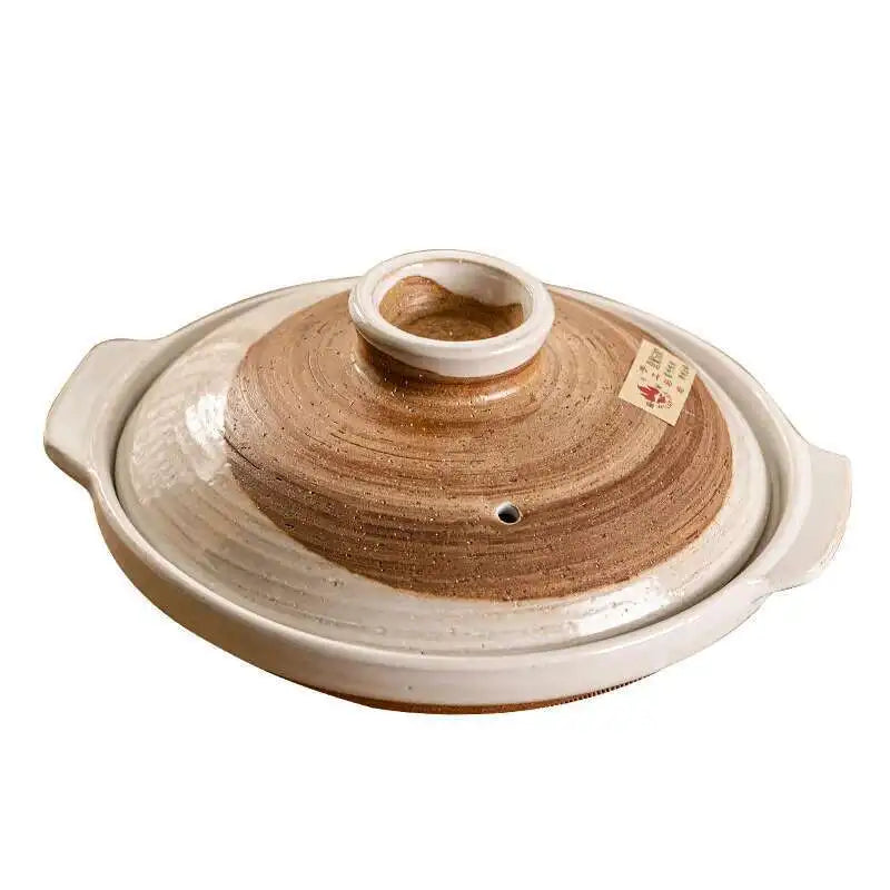 Japanese Clay Casserole Stew Pot