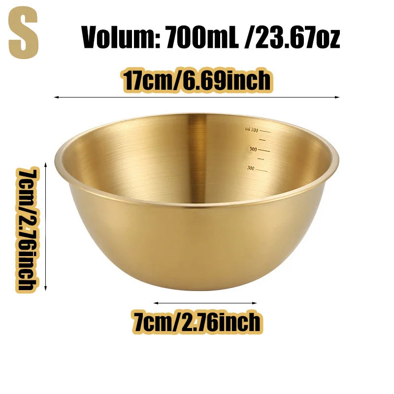 3pcs Stainless Steel Mixing Bowls Set