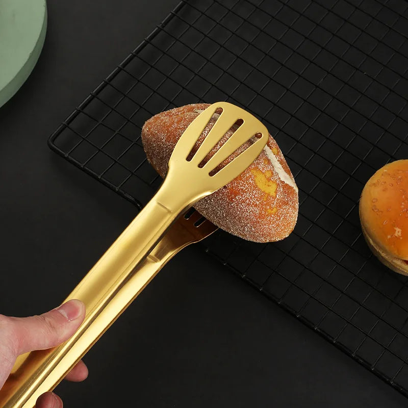 Gold BBQ Food Tong