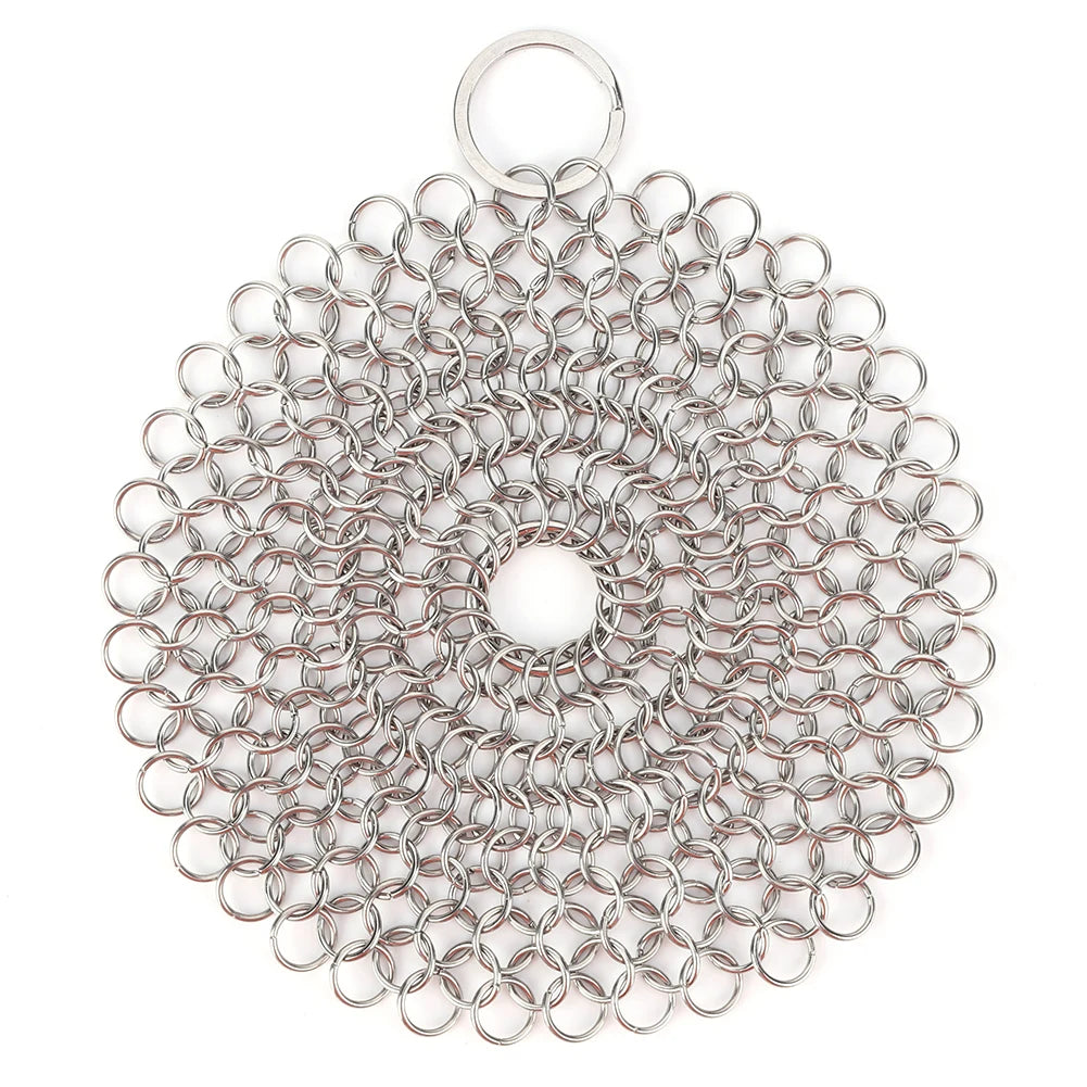Cast Iron Cleaner Stainless Steel Pot Cleaning Scrubber