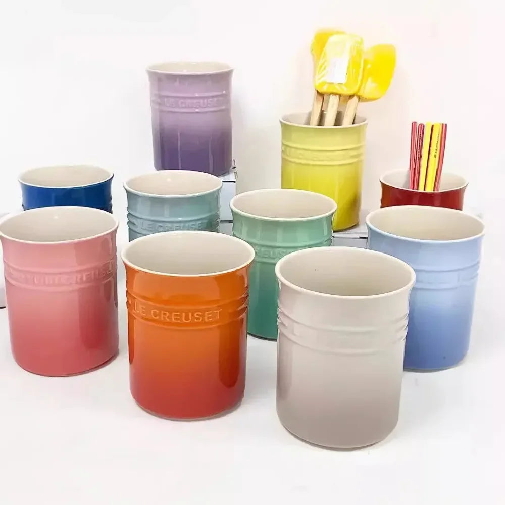 Ceramic Utensil Holder Countertop