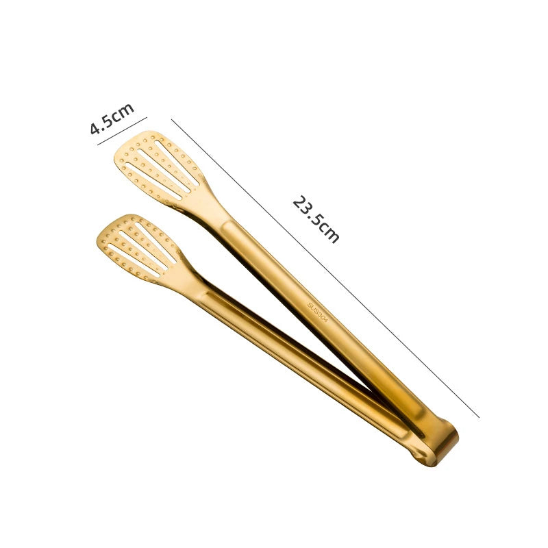 Gold BBQ Food Tong