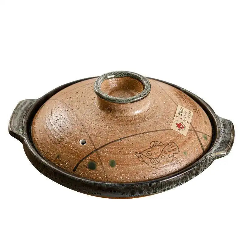 Japanese Clay Casserole Stew Pot