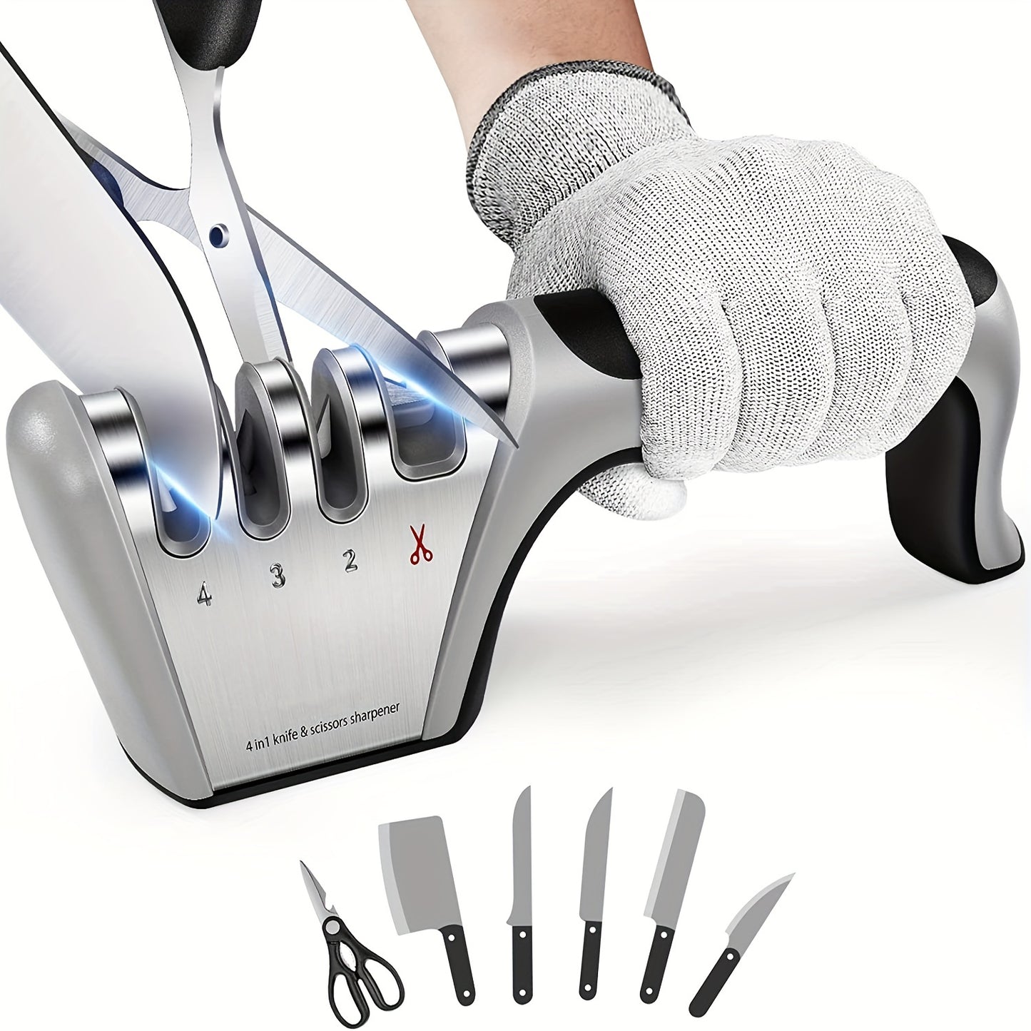 4-in-1 Knife Sharpener