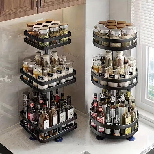 Versatile Rotating Organizer Turntable