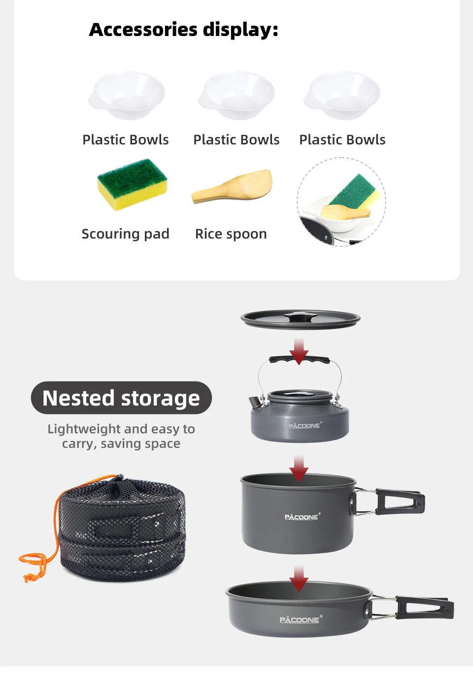 Camping Cookware Set
