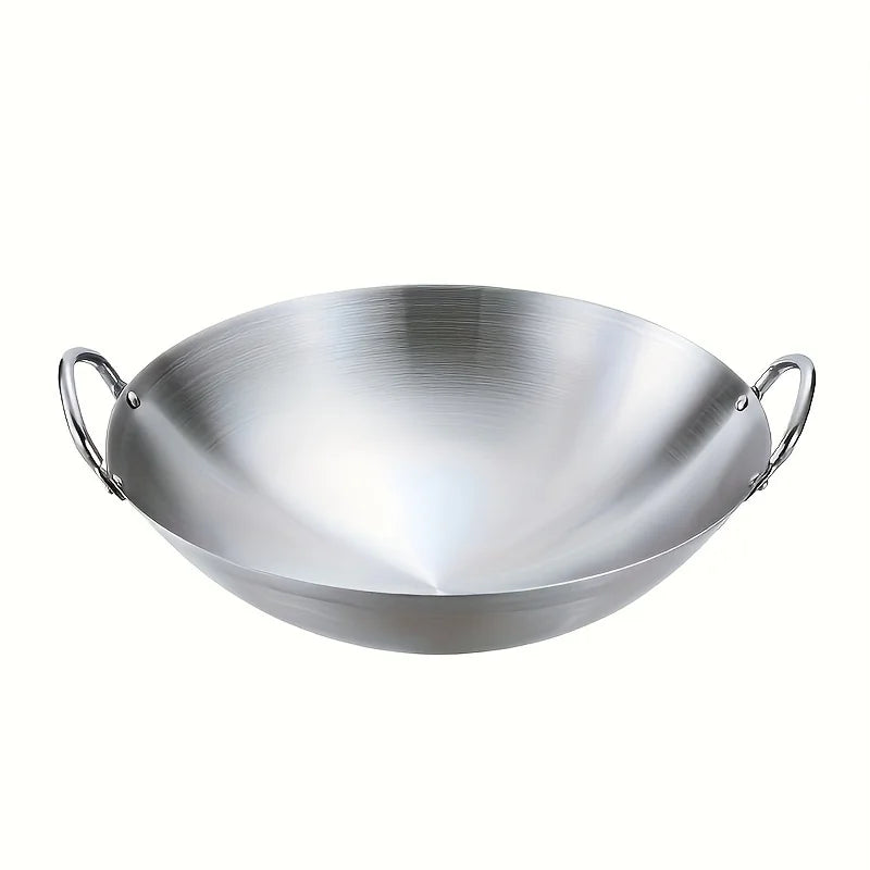 Large Stainless Steel Wok