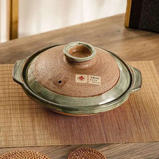 Japanese Clay Casserole Stew Pot