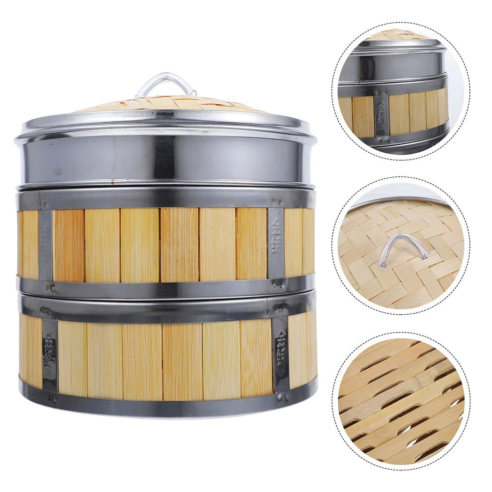 Bamboo Steamer Pot Baskets