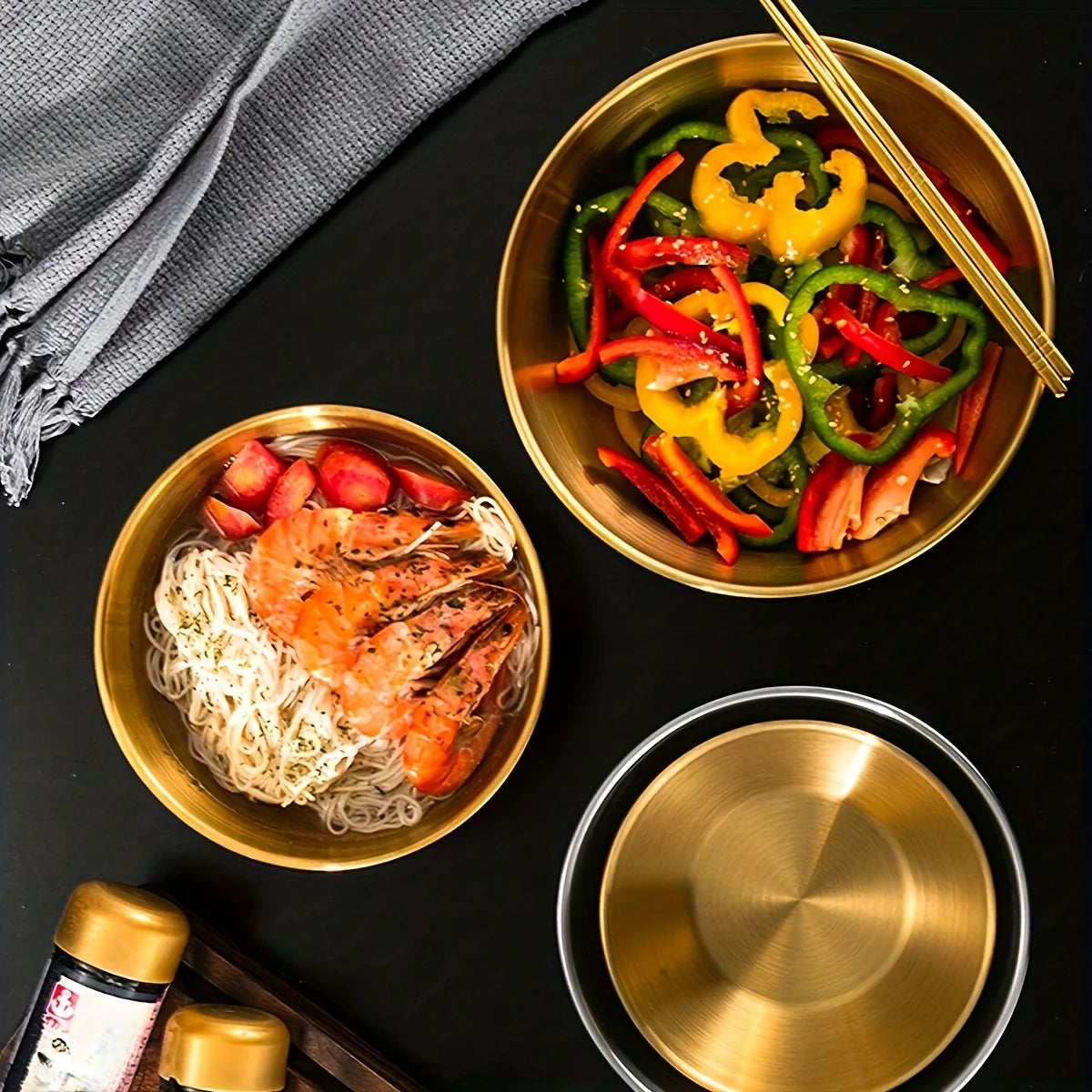 3pcs Stainless Steel Mixing Bowls Set