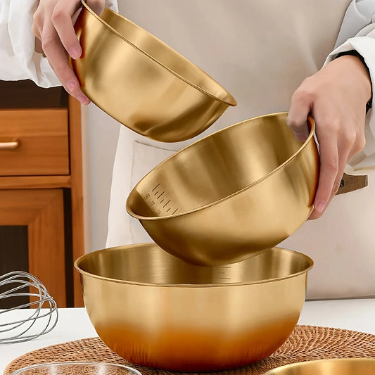 3pcs Stainless Steel Mixing Bowls Set