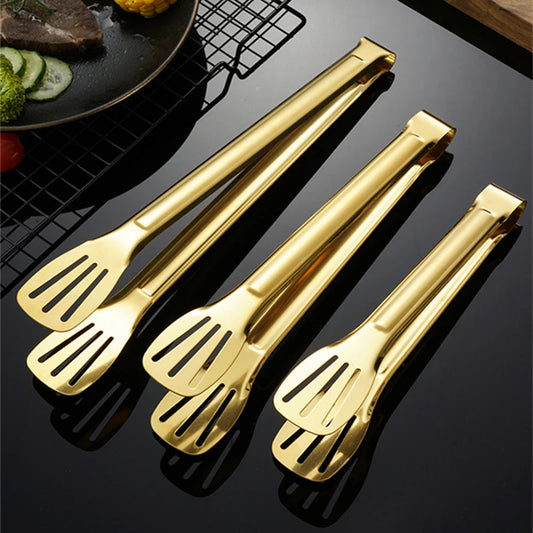 Gold BBQ Food Tong